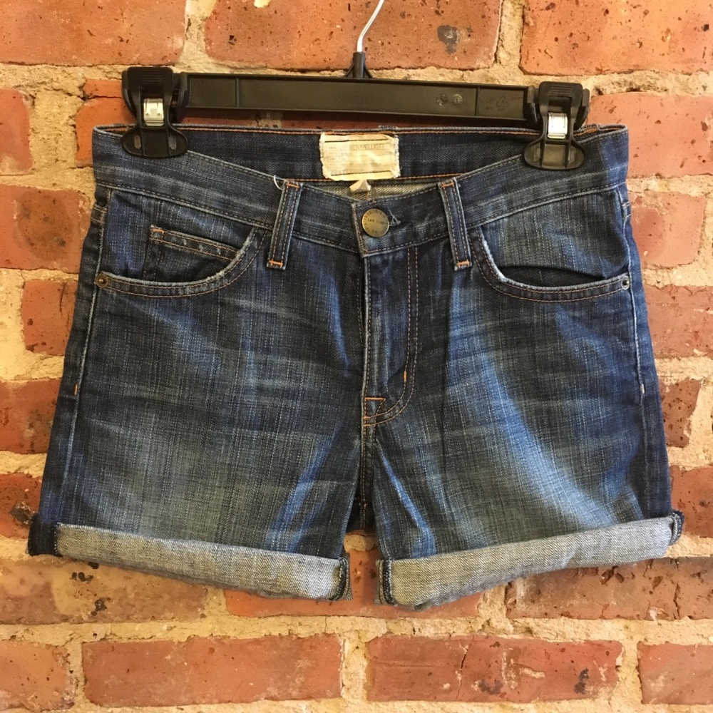 Current/Elliott Boyfriend Rolled Shorts 23